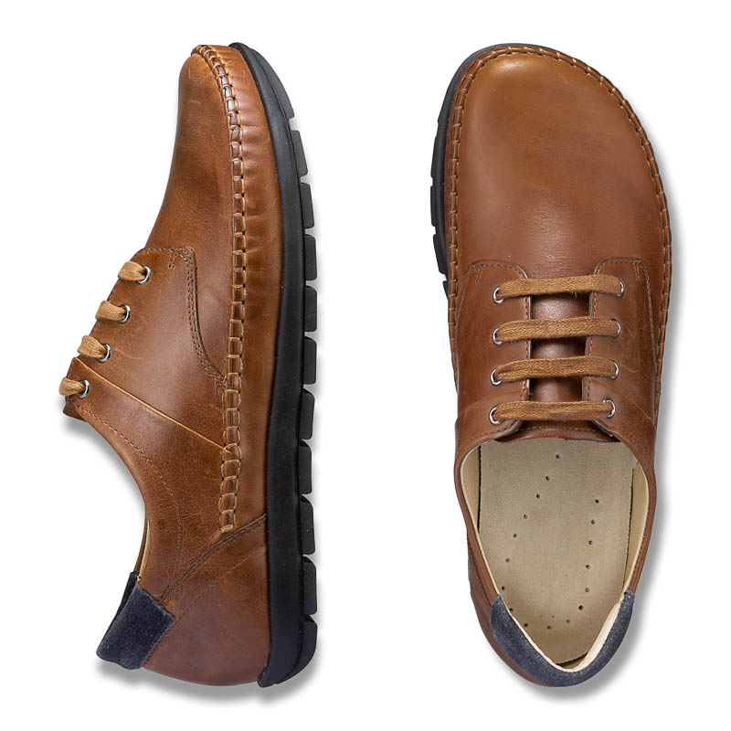 Chaussures de confort Helvesko : modèle Elliot, marron Image 2