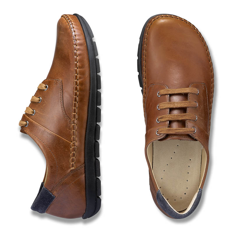 Chaussures de confort Helvesko : modle Elliot, marron Image 2