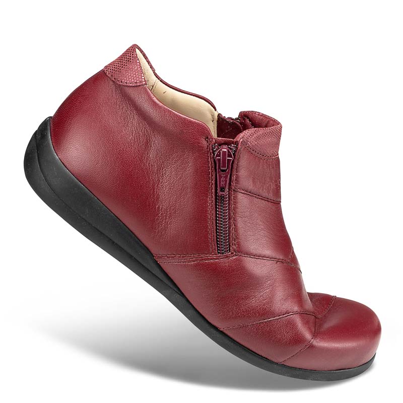 Chaussure confort LadySko : MELODY, rouge (cuir nappa) Image 3