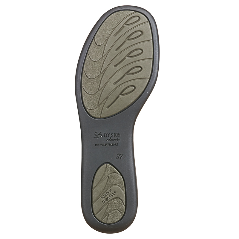 Chaussure confort LadySko : MELODY, noir (cuir vernis) Image 4