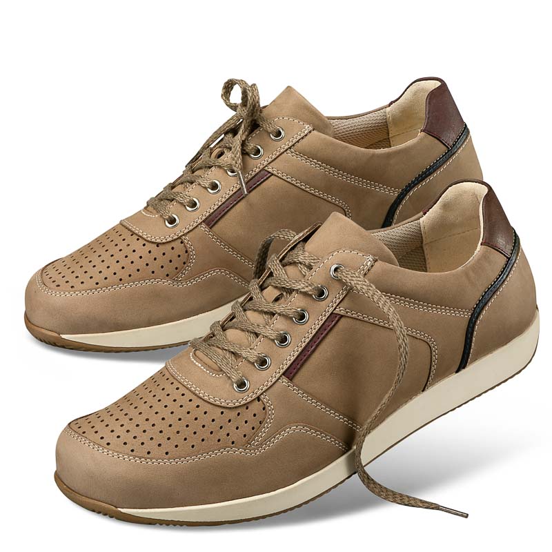 Chaussures de confort Helvesko : modèle Florin, naturel