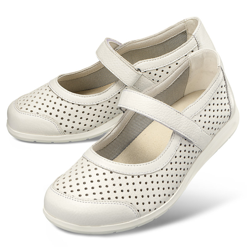 Chaussure confort Helvesko : BELANA, blanc