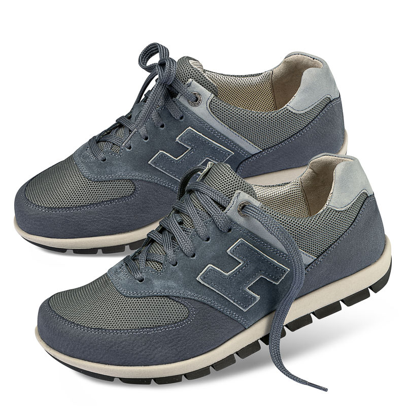 Chaussures de confort Helvesko : modle Lugano, bleu