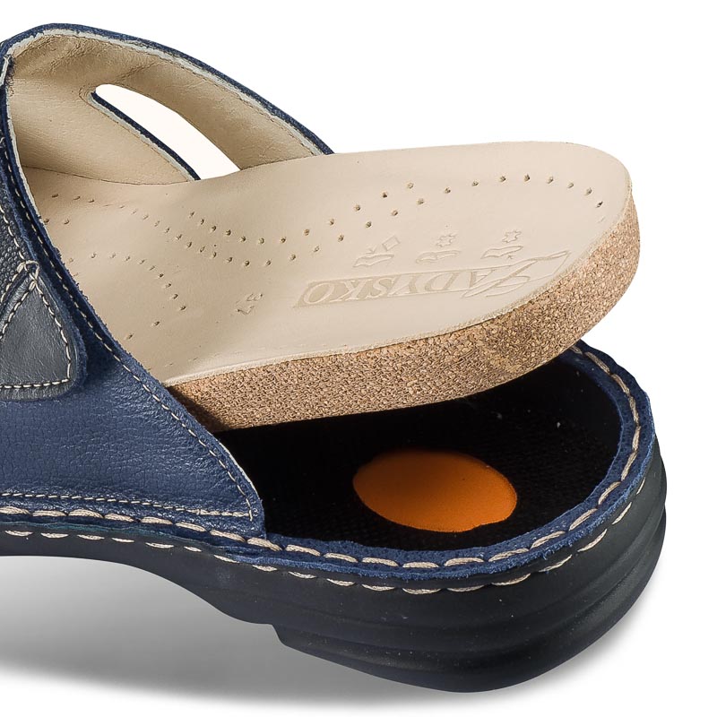 Chaussures de confort LadySko : mod�le Gerda, bleu Image 4