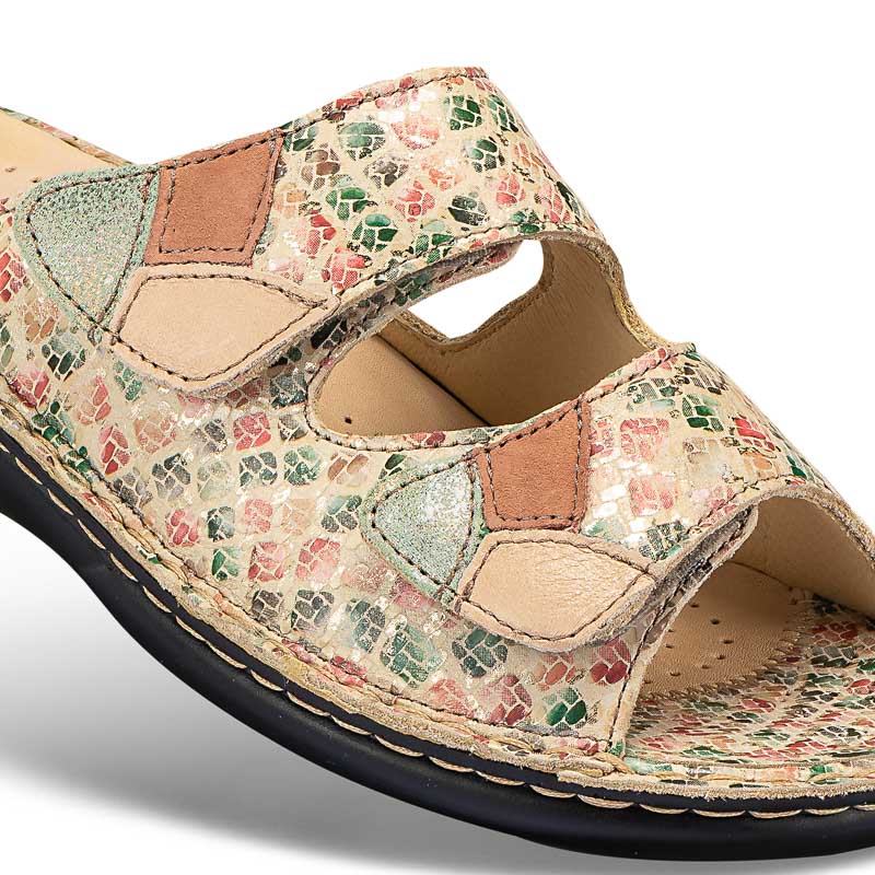 Chaussures de confort LadySko : modle Gerda, beige multi Image 3