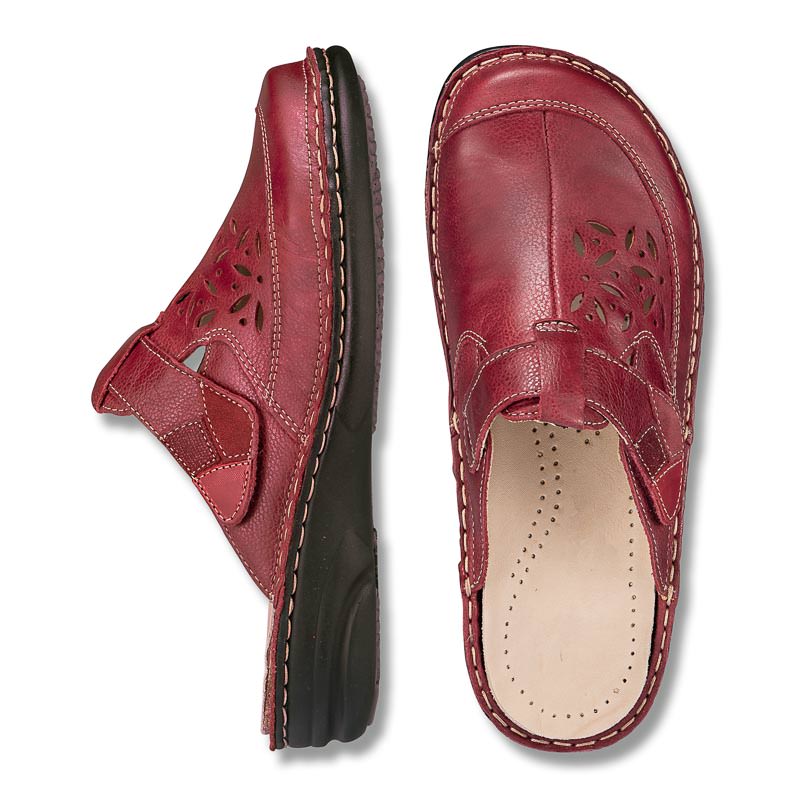 Chaussures de confort LadySko : modle Bruni, rouge Image 2