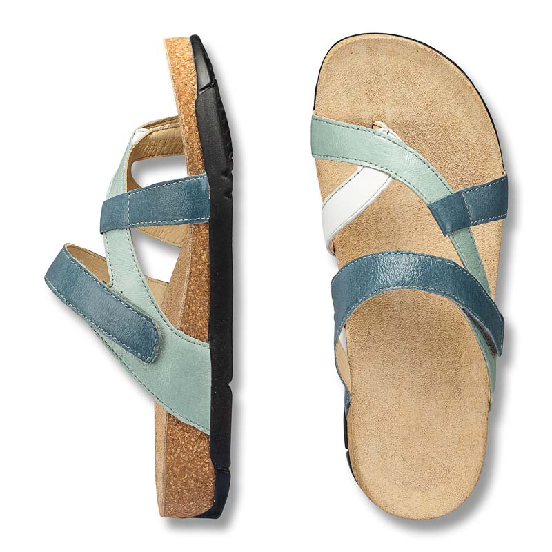 Chaussures de confort Helvesko : modle Beja, bleu/aqua Image 2