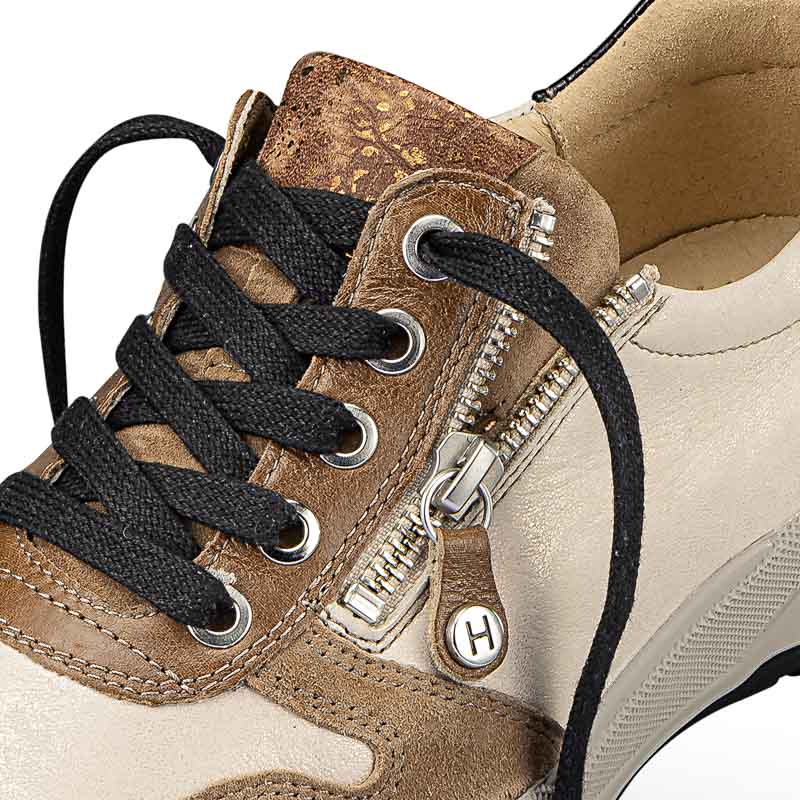 Chaussures de confort Helvesko : modle Nizza, beige/marron Image 4