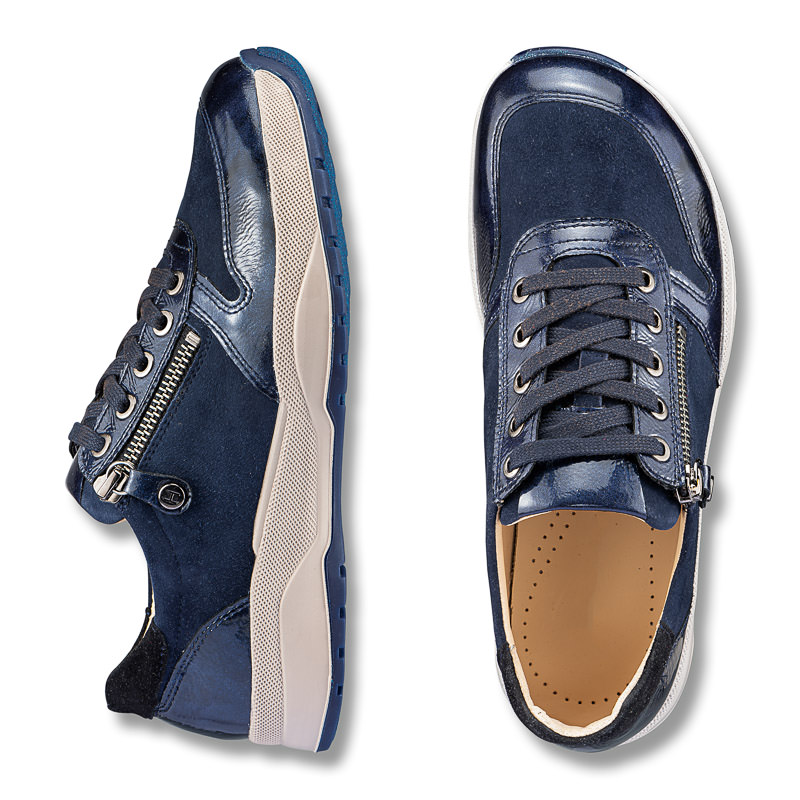 Chaussures de confort Helvesko : mod�le Nizza, bleu fonc� Image 2