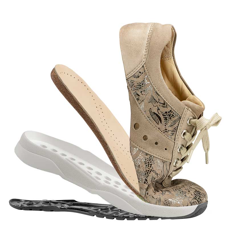 Chaussure confort Helvesko : SAVONA, beige Image 4