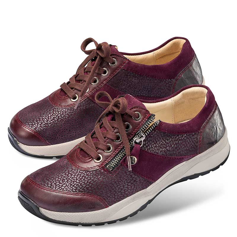 Chaussure confort Helvesko : SAVONA, bordeaux