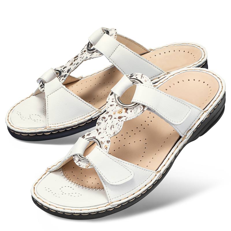Chaussure confort LadySko KYLE blanc pour femme Nos promos