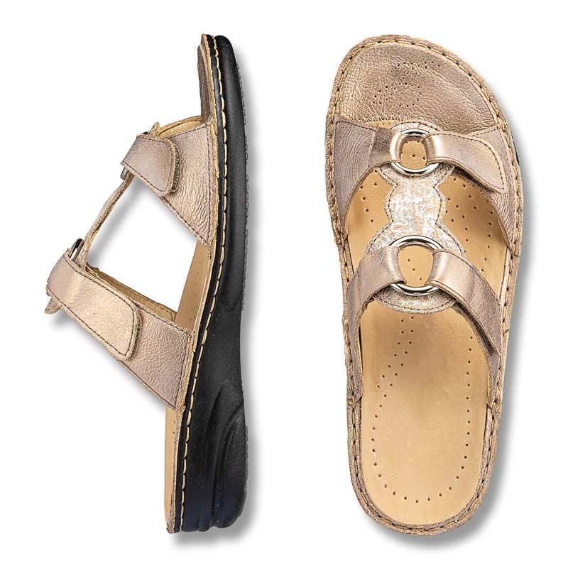 Chaussures de confort LadySko : modle Kyle, bronze Image 2