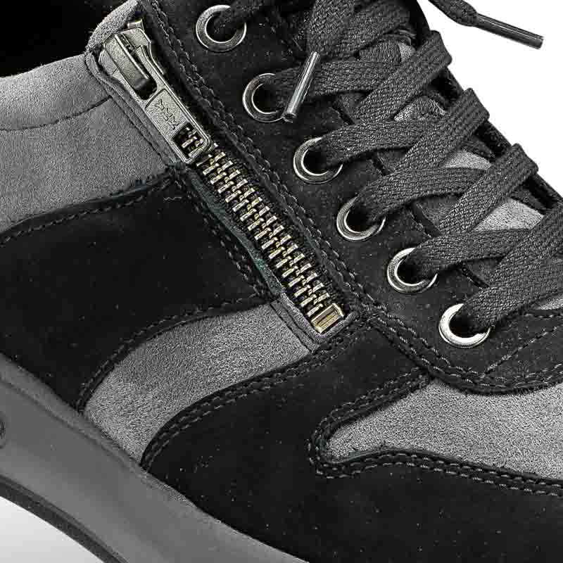 Chaussure confort Helvesko : ALAN, noir/gris Image 3