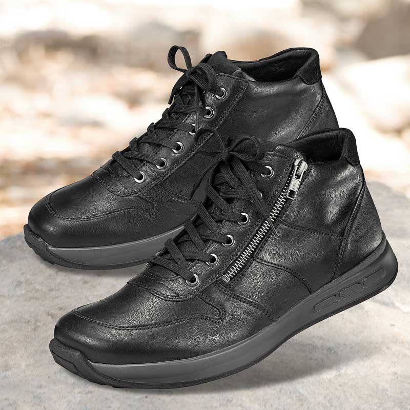 Chaussures de confort Helvesko : modle Vasto, noir