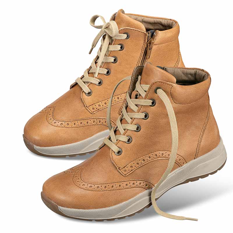 Chaussures de confort Helvesko : modle Andora, camel