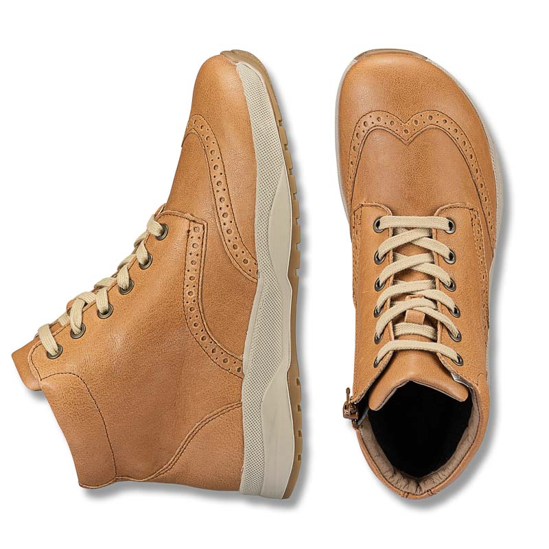 Chaussures de confort Helvesko : modle Andora, camel Image 2