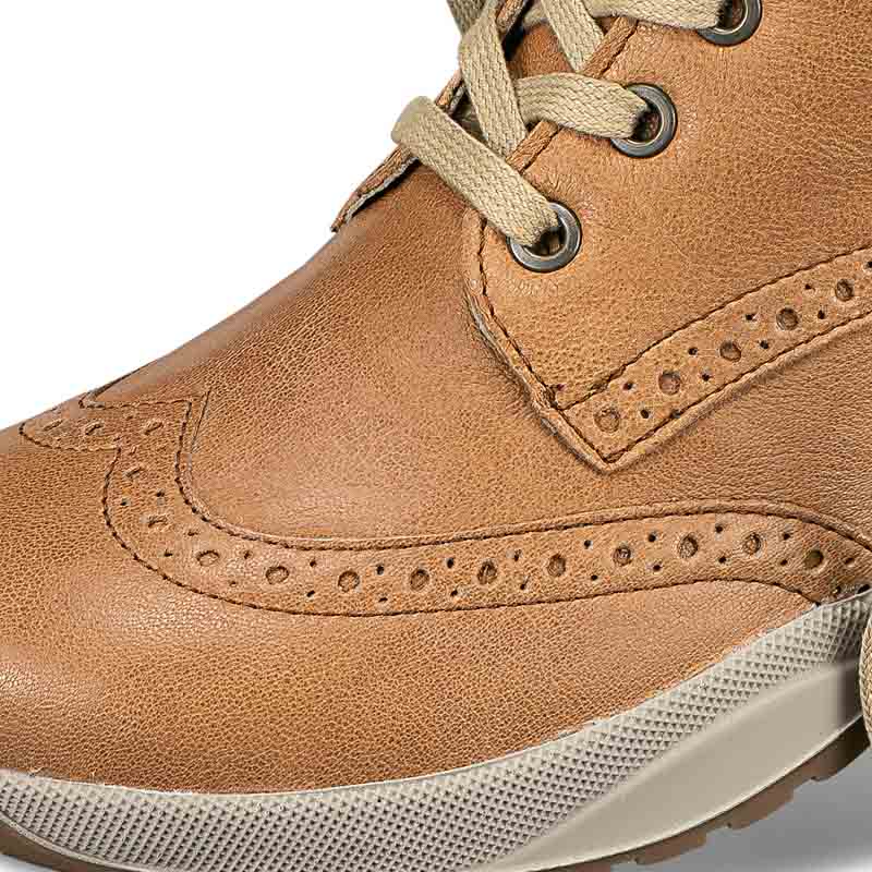 Chaussures de confort Helvesko : modle Andora, camel Image 3