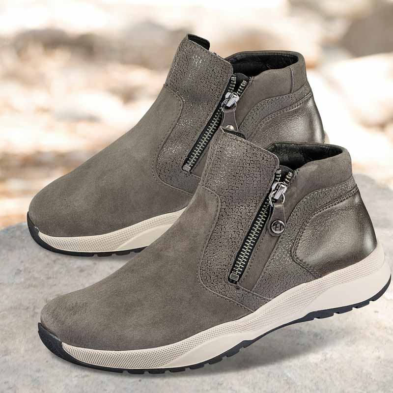 Chaussures de confort Helvesko : modle Vada, gris