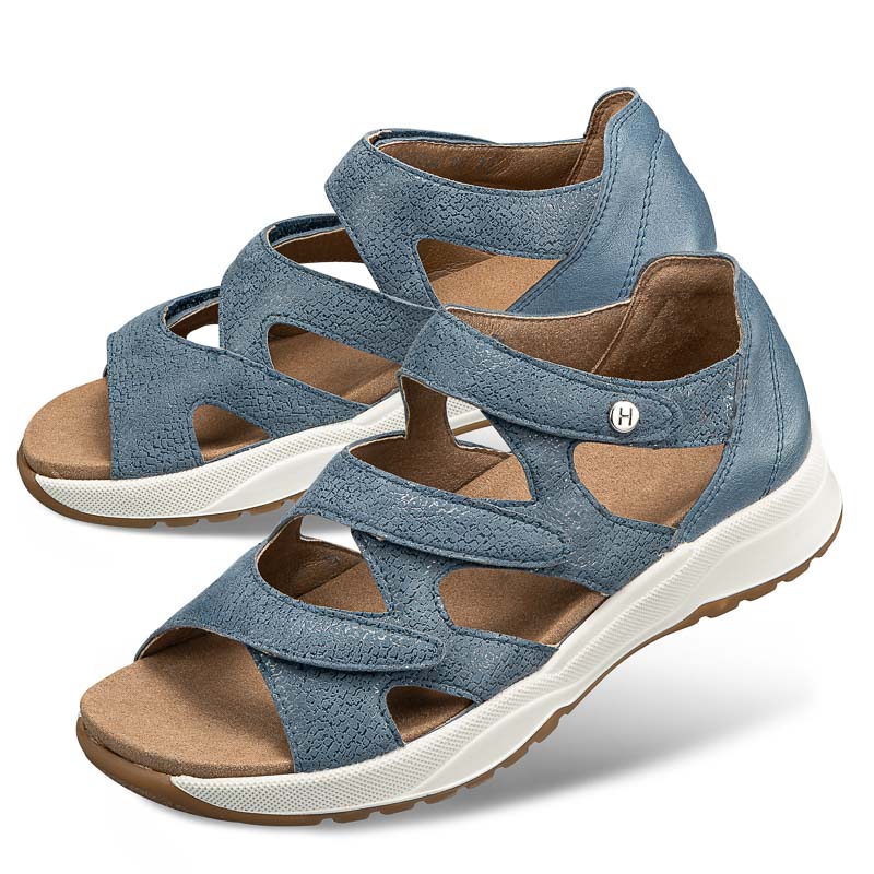 Chaussures de confort Helvesko : modle Cadima, bleu