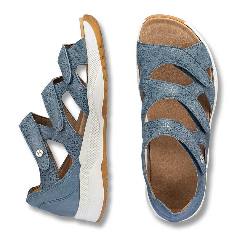 Chaussures de confort Helvesko : modle Cadima, bleu Image 2
