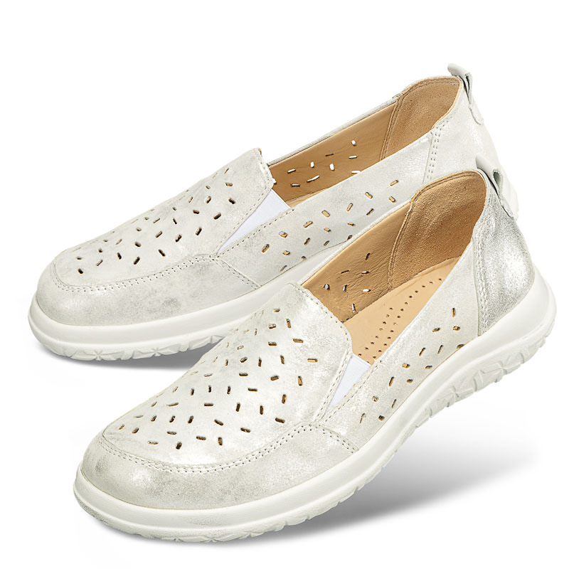 Chaussures de confort Helvesko : mod�le Lori, perle