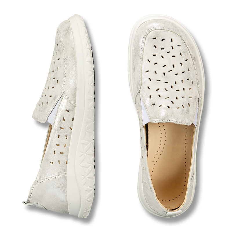 Chaussures de confort Helvesko : mod�le Lori, perle Image 2