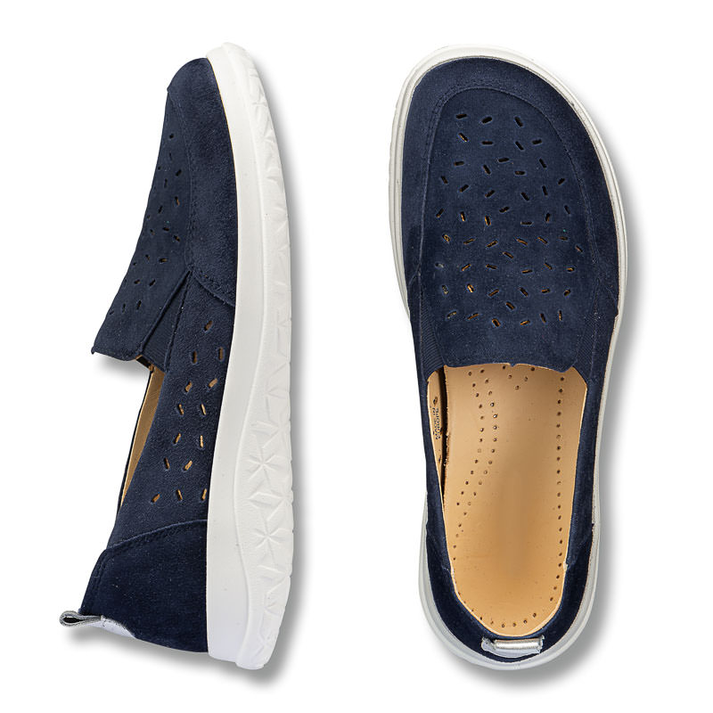 Chaussures de confort Helvesko : mod�le Lori, bleu fonc� Image 2