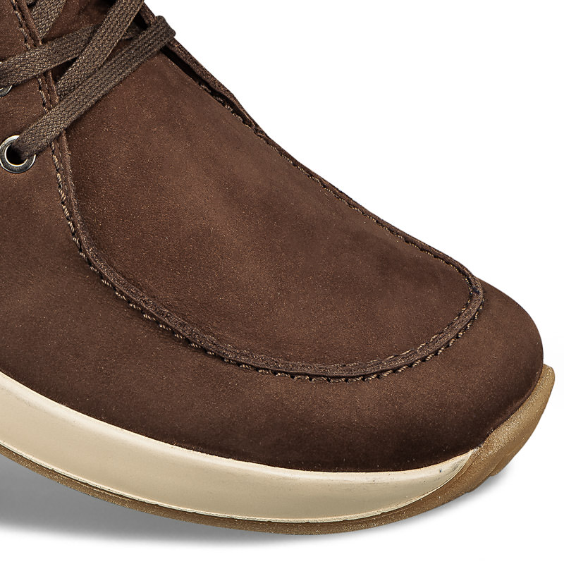 Chaussures de confort Helvesko : modle Casano, marron fonc Image 3