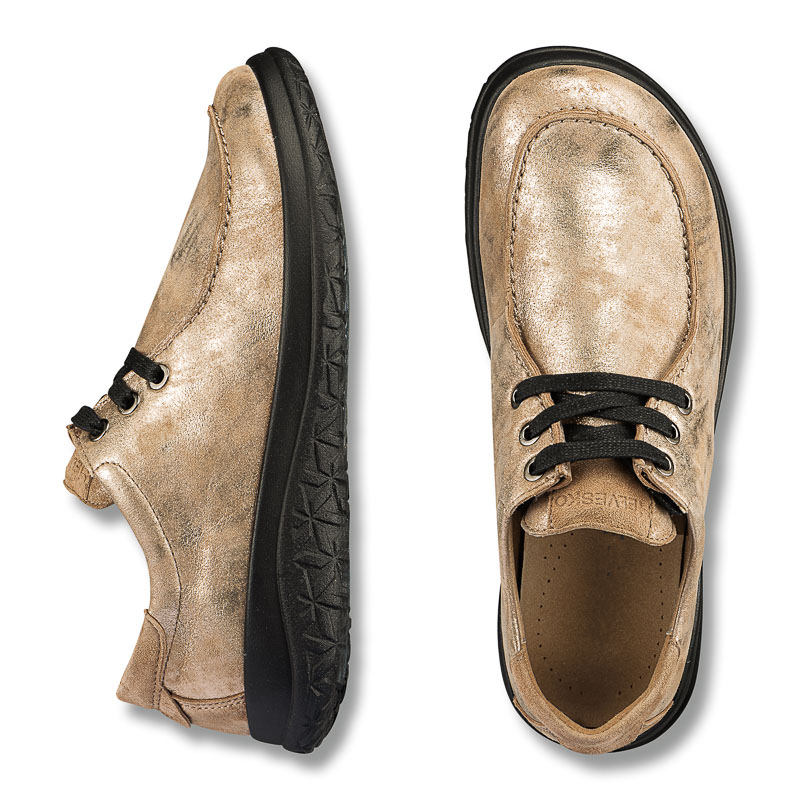 Chaussures de confort Helvesko : modle Orea, beige/coloris or Image 2