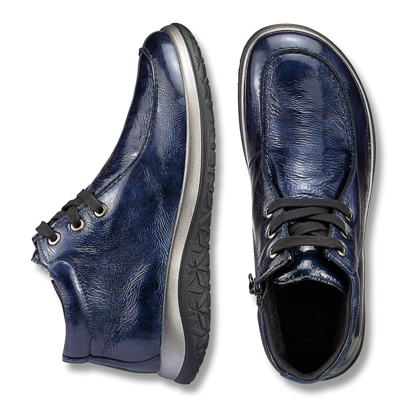 Chaussures de confort Helvesko : modle Tuda, bleu fonc Image 2