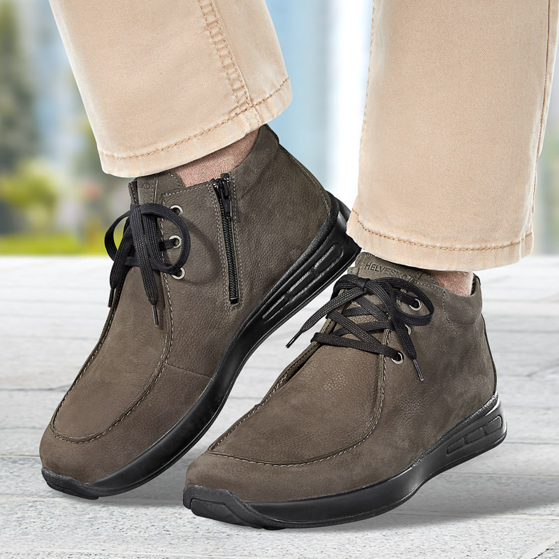 Chaussures de confort Helvesko : modle Rocco, gris Image 3