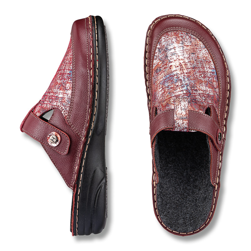 Chaussures de confort LadySko : modle Casandra, bordeaux Image 2