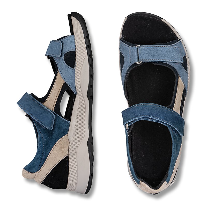Chaussures de confort Helvesko : mod�le Tala, bleu Image 2