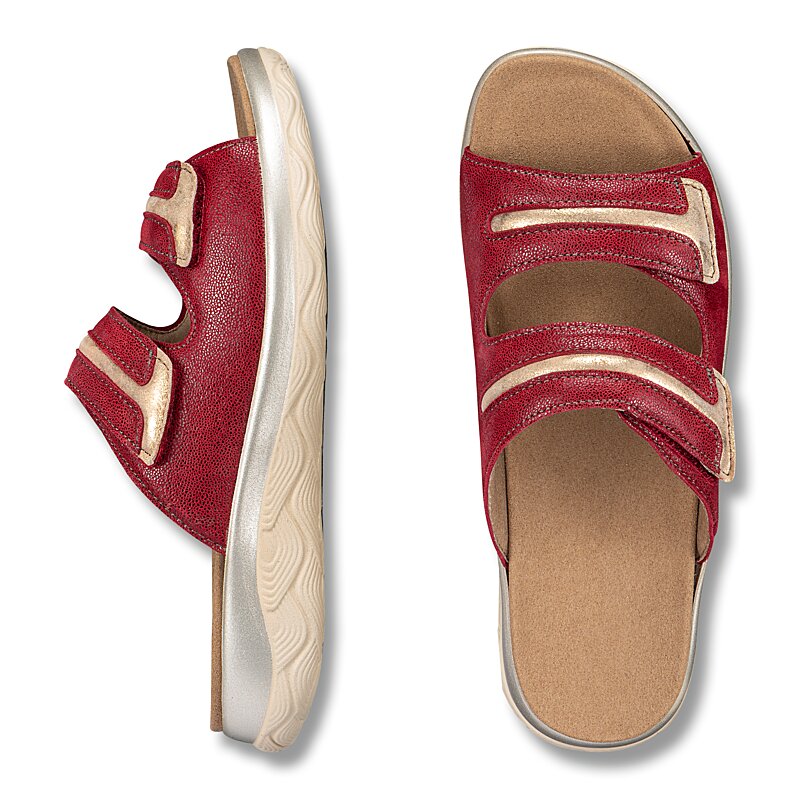 Chaussures de confort Helvesko : mod�le Josa, rouge Image 2