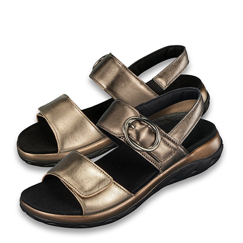 Chaussures de confort Helvesko : mod�le Geza, bronze