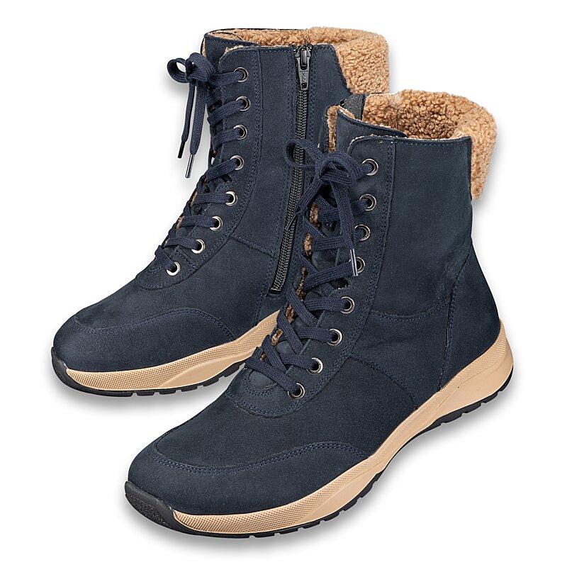 Chaussures de confort Helvesko : mod�le Isil, bleu fonc�