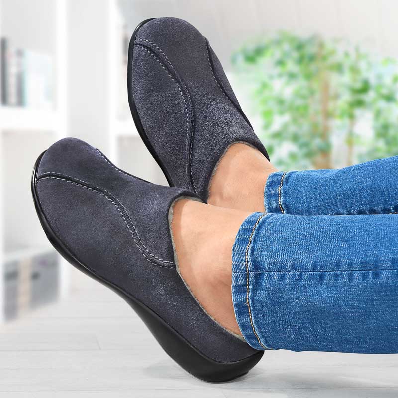 Chaussures de confort LadySko : modle Roswitha, bleu Image 4