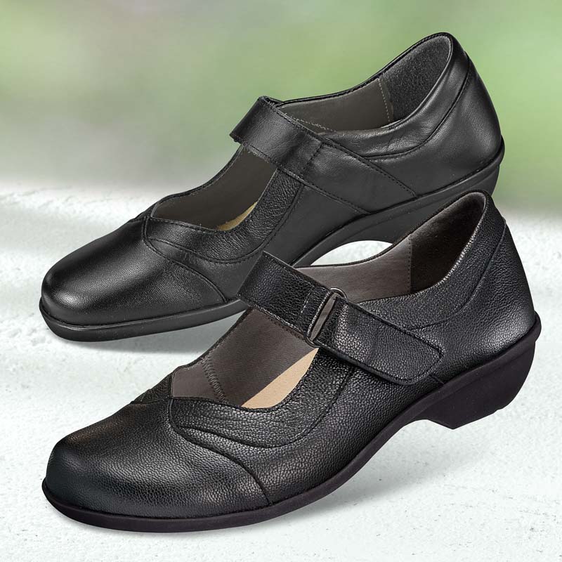 Chaussures de confort LadySko modele Nela noir