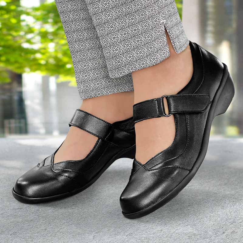 Chaussures de confort LadySko : modle Nela, noir Image 4