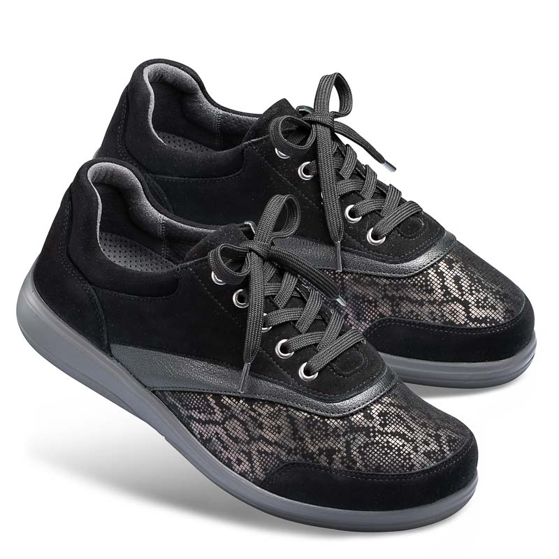 Chaussures de confort Helvesko : modle Sensiva, noir