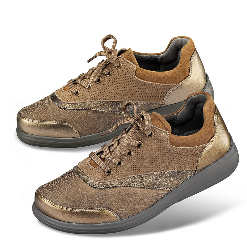 Chaussures de confort Helvesko : mod�le Sensiva, bronze