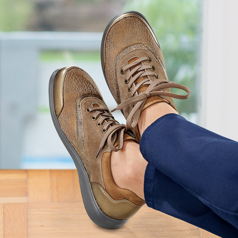 Chaussures de confort Helvesko : mod�le Sensiva, bronze Image 4