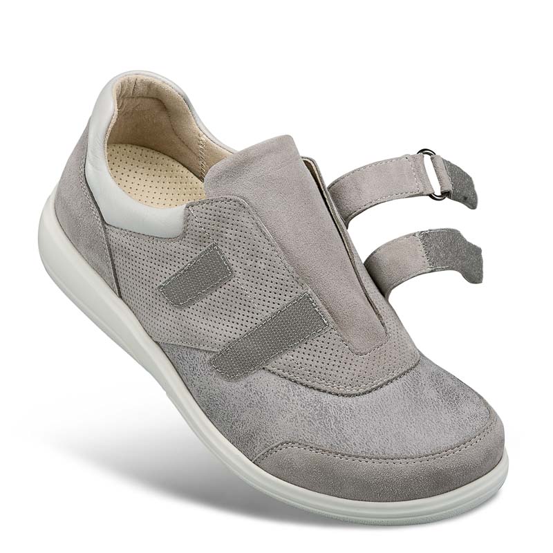 Chaussures de confort Helvesko : modle Mimi, gris Image 4