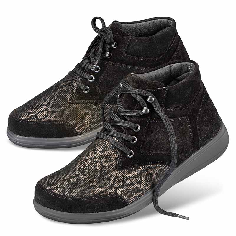Chaussures de confort Helvesko : modle Paulette, noir