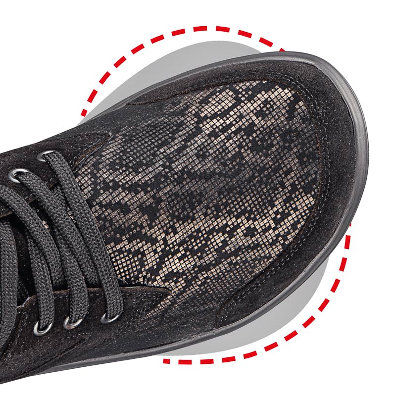 Chaussures de confort Helvesko : modle Paulette, noir Image 4