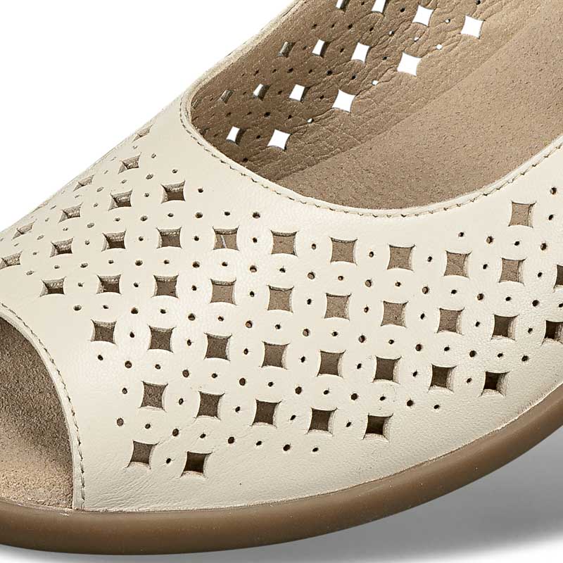 Chaussures de confort LadySko : modle Ferna, blanc Image 4