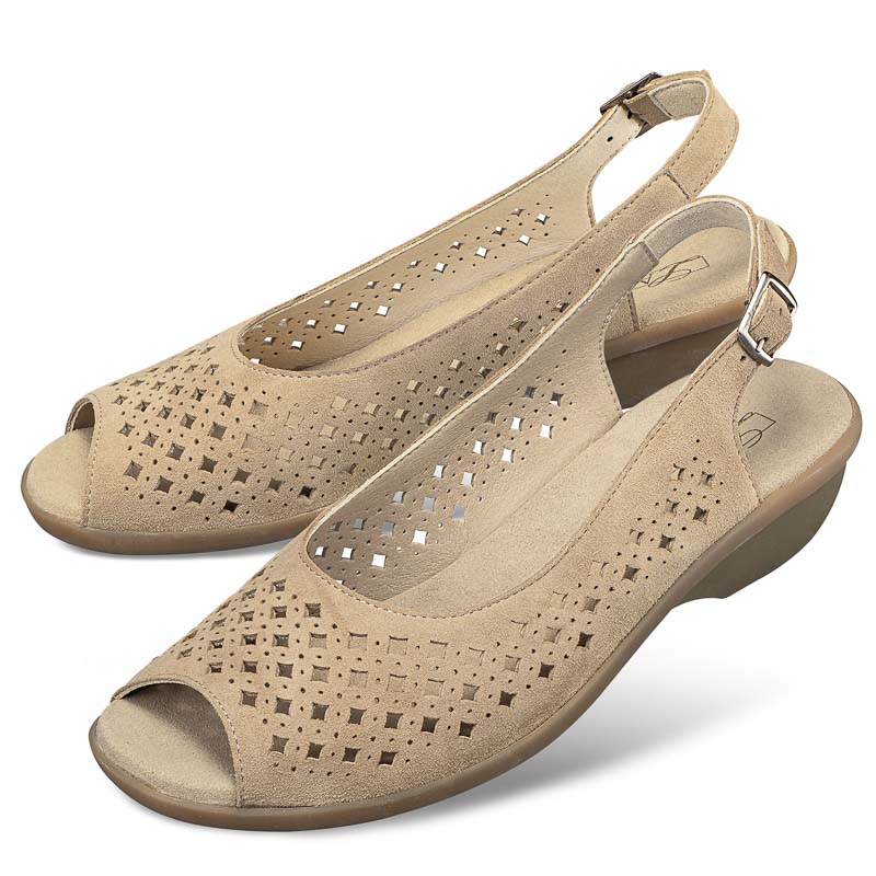 Chaussure confort LadySko : FERNA, beige