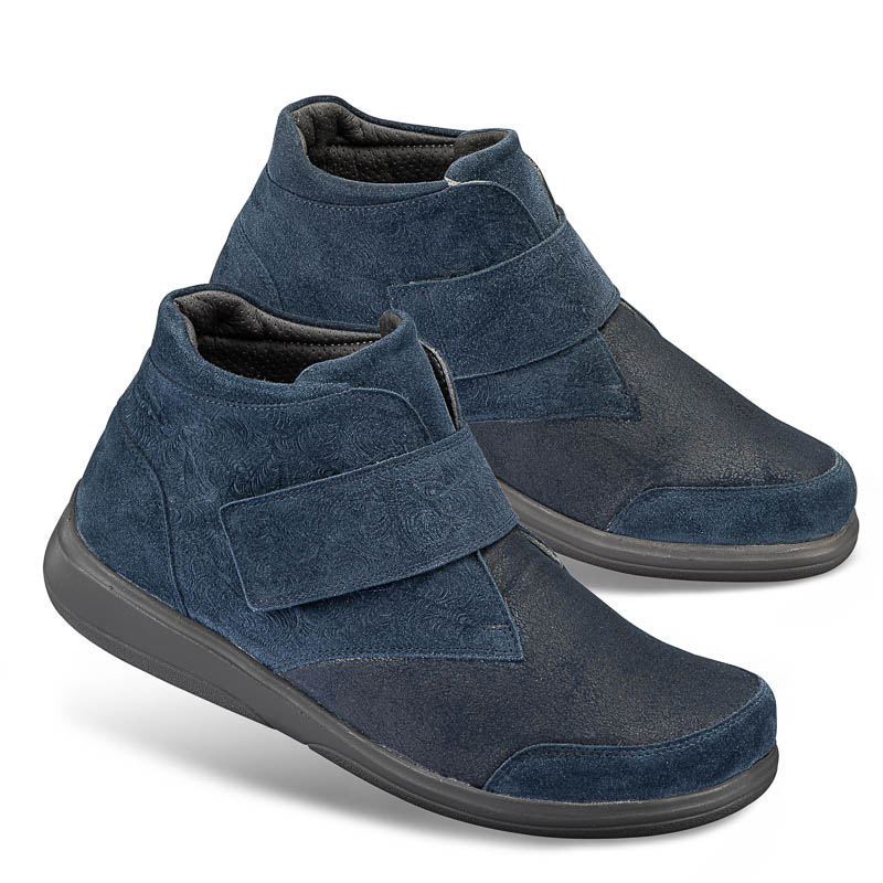 Chaussures de confort Helvesko : modle Niva, bleu