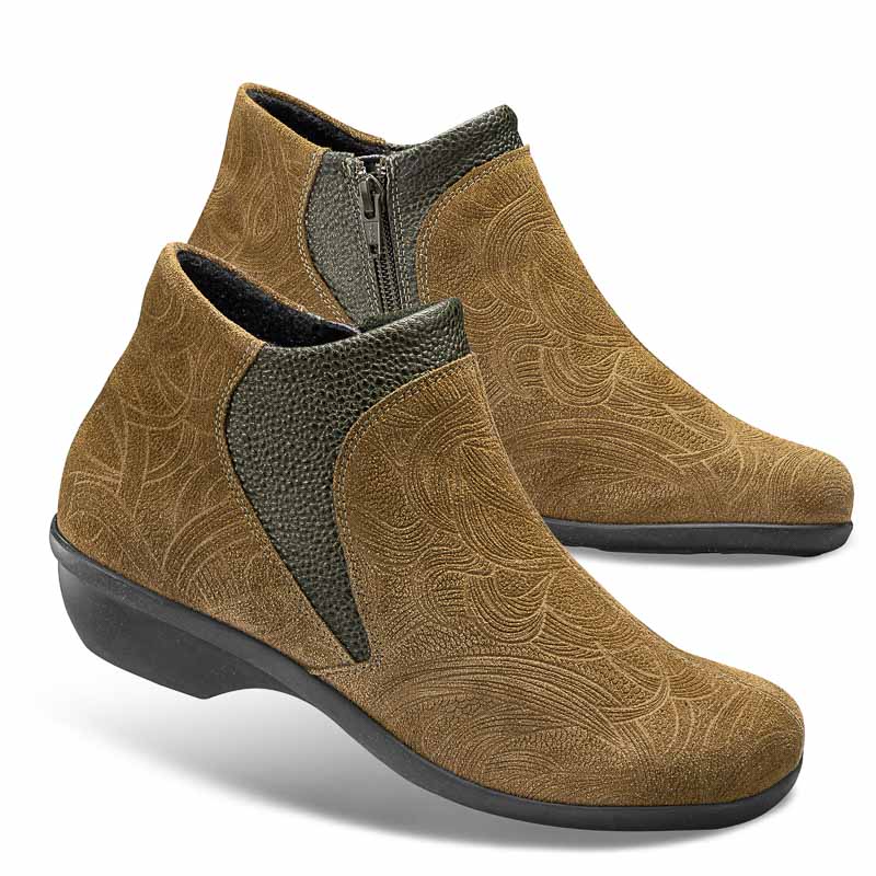 Chaussures de confort LadySko : modle Pinia, olive